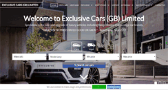 Desktop Screenshot of exclusivecarsgb.co.uk